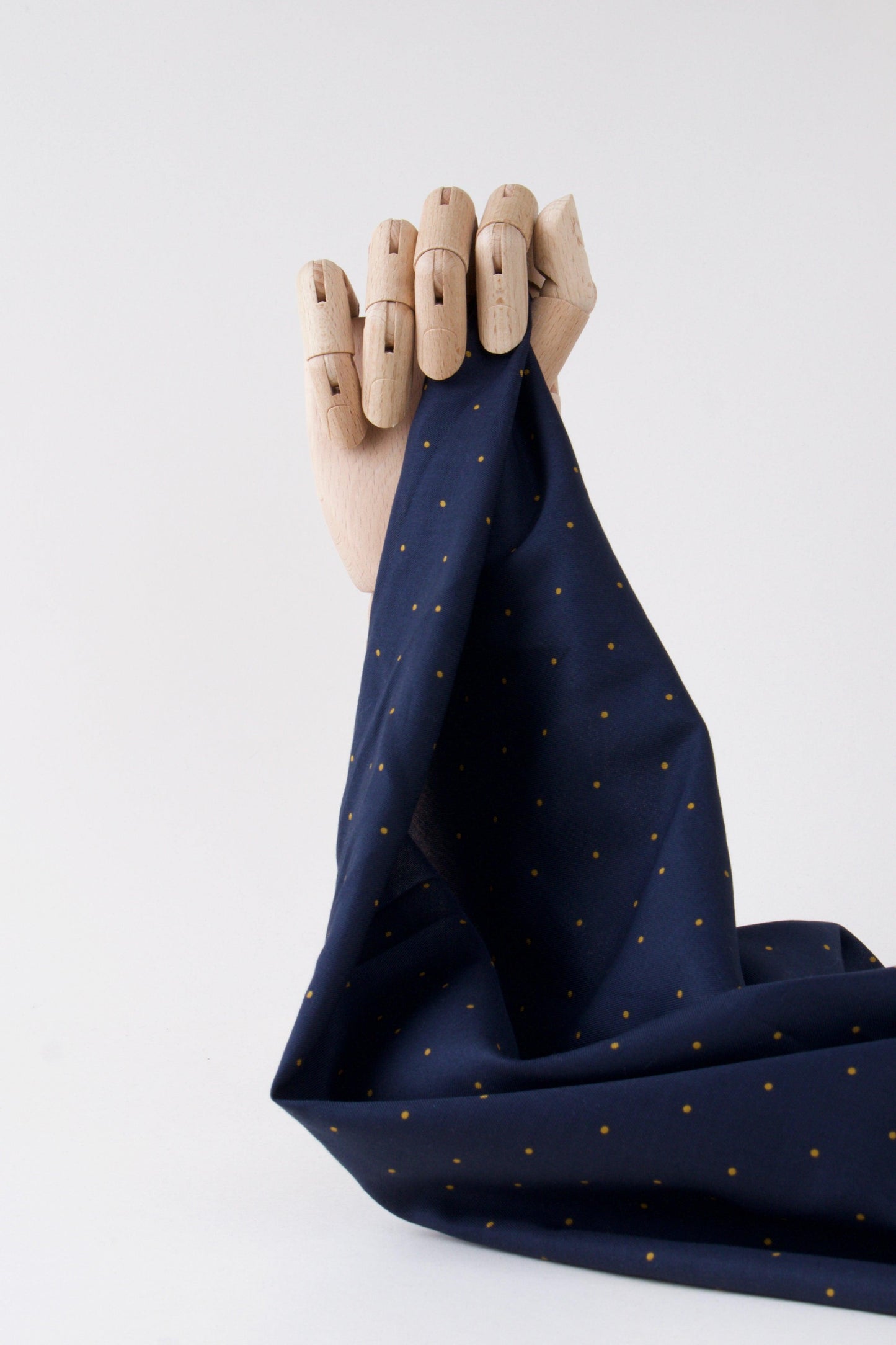 Twill de coton fin à pois - Eclipse