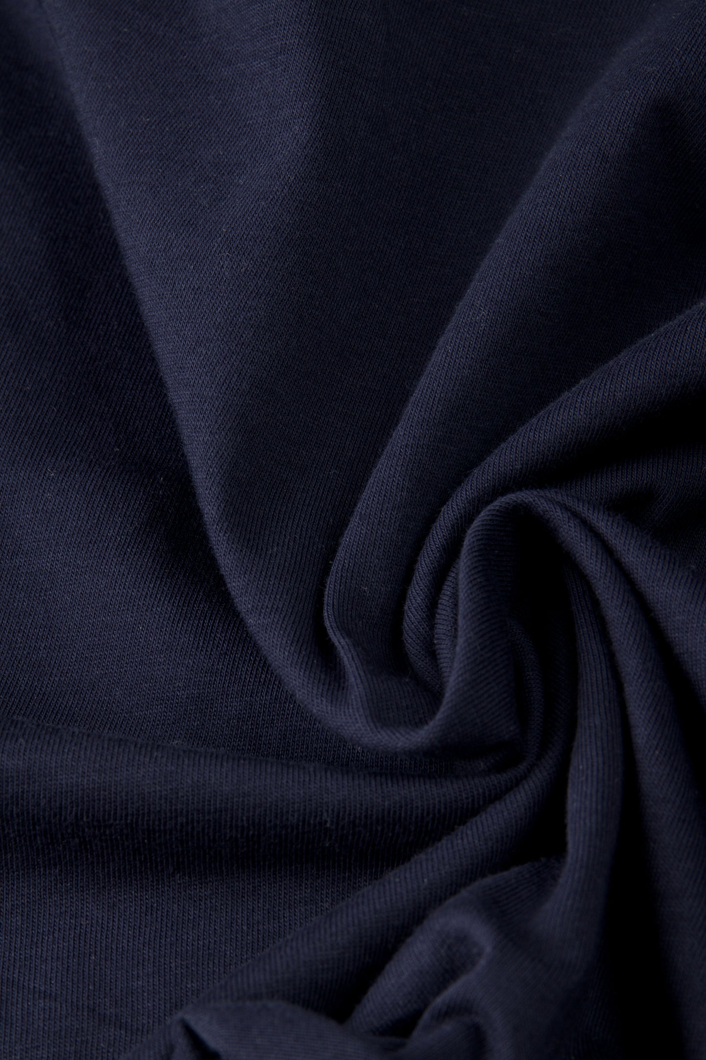 Jersey de coton - Bleu nuit