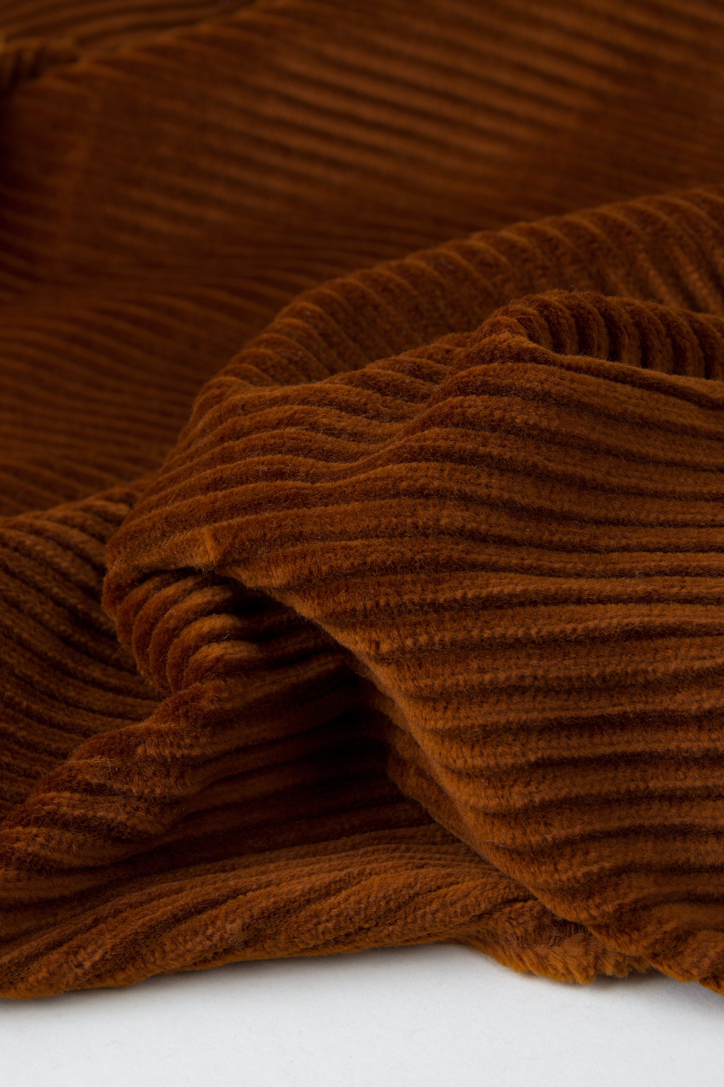Velours grosses côtes - Marron caramel