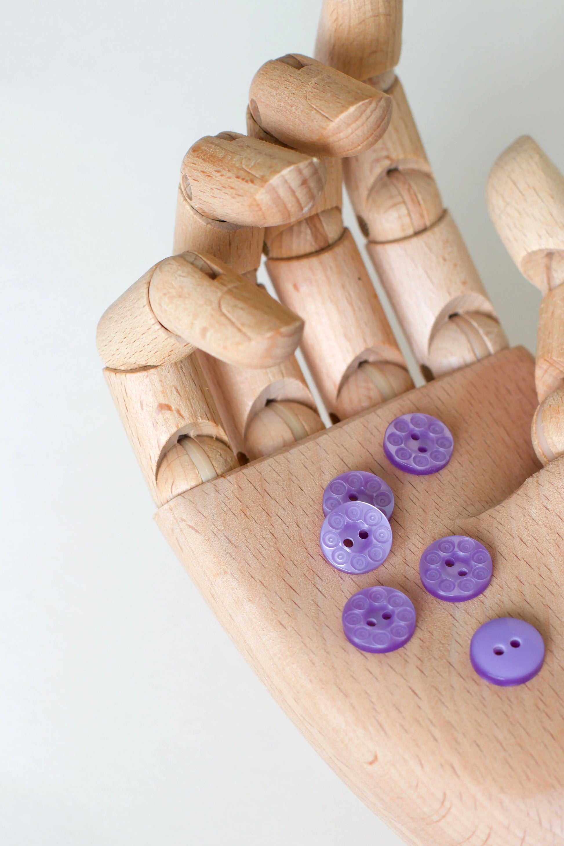Boutons vintages 13 mm - Glycine Ma boutique