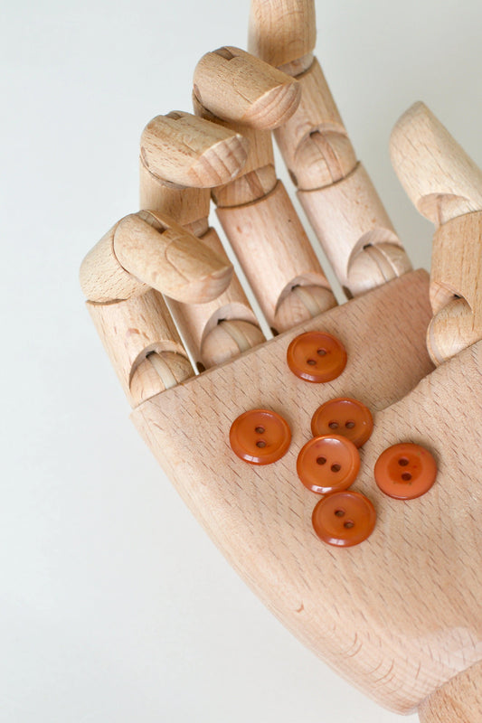 Boutons vintages 14 mm - Caramel Ma boutique