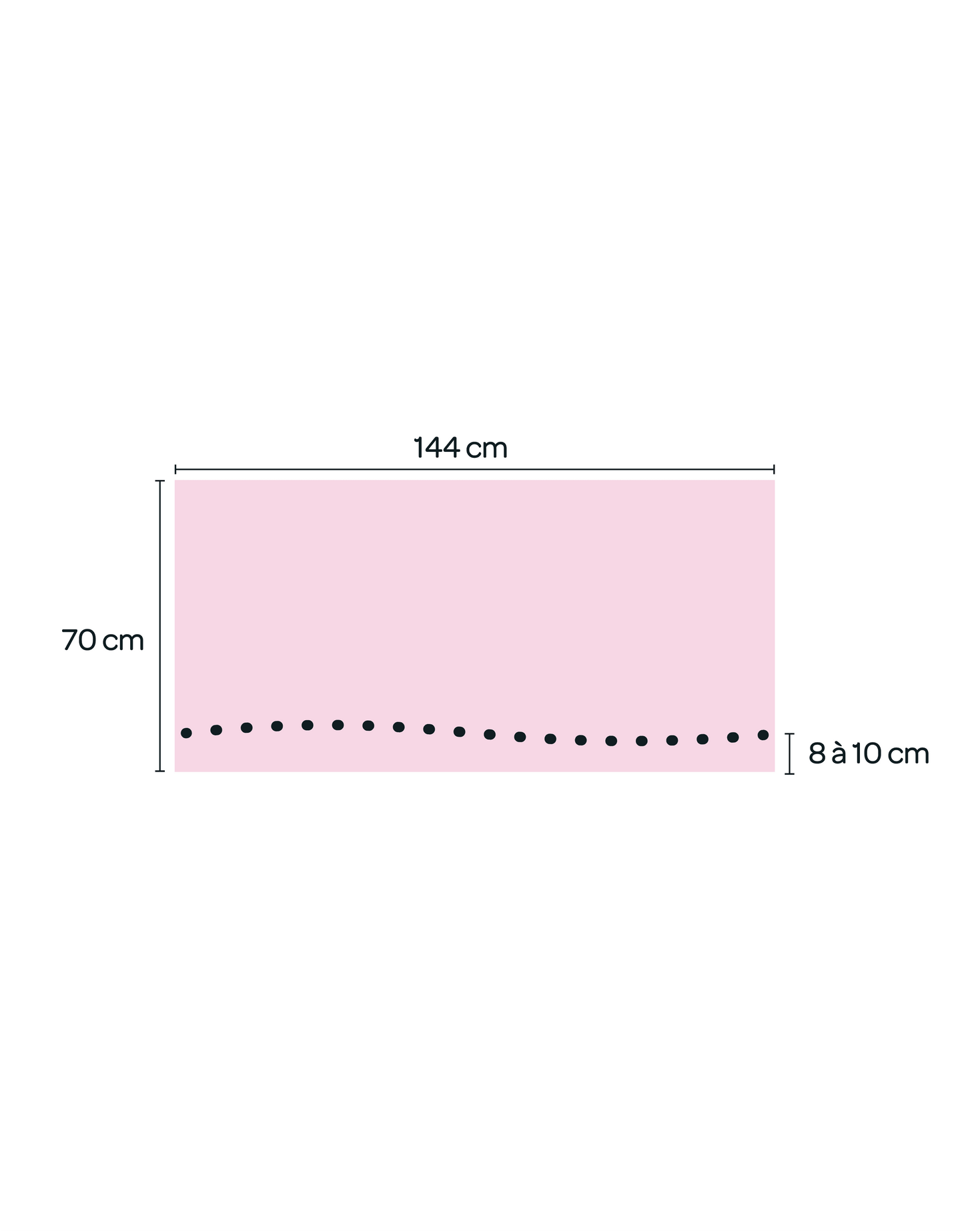 Crêpe de viscose géométrique / Coupon 70 x 144 cm
