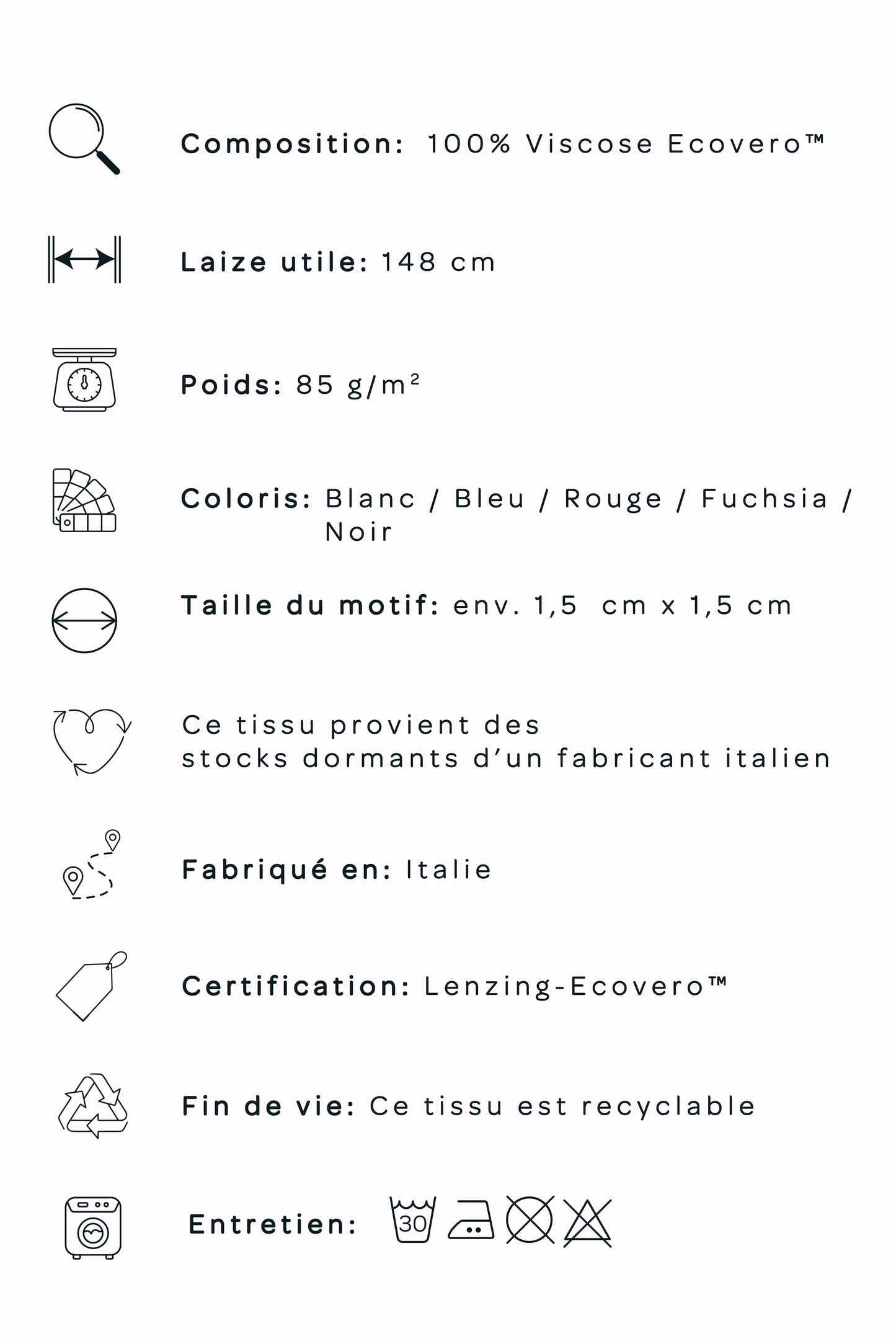 Popeline de viscose - Imprimée fleurs rouges