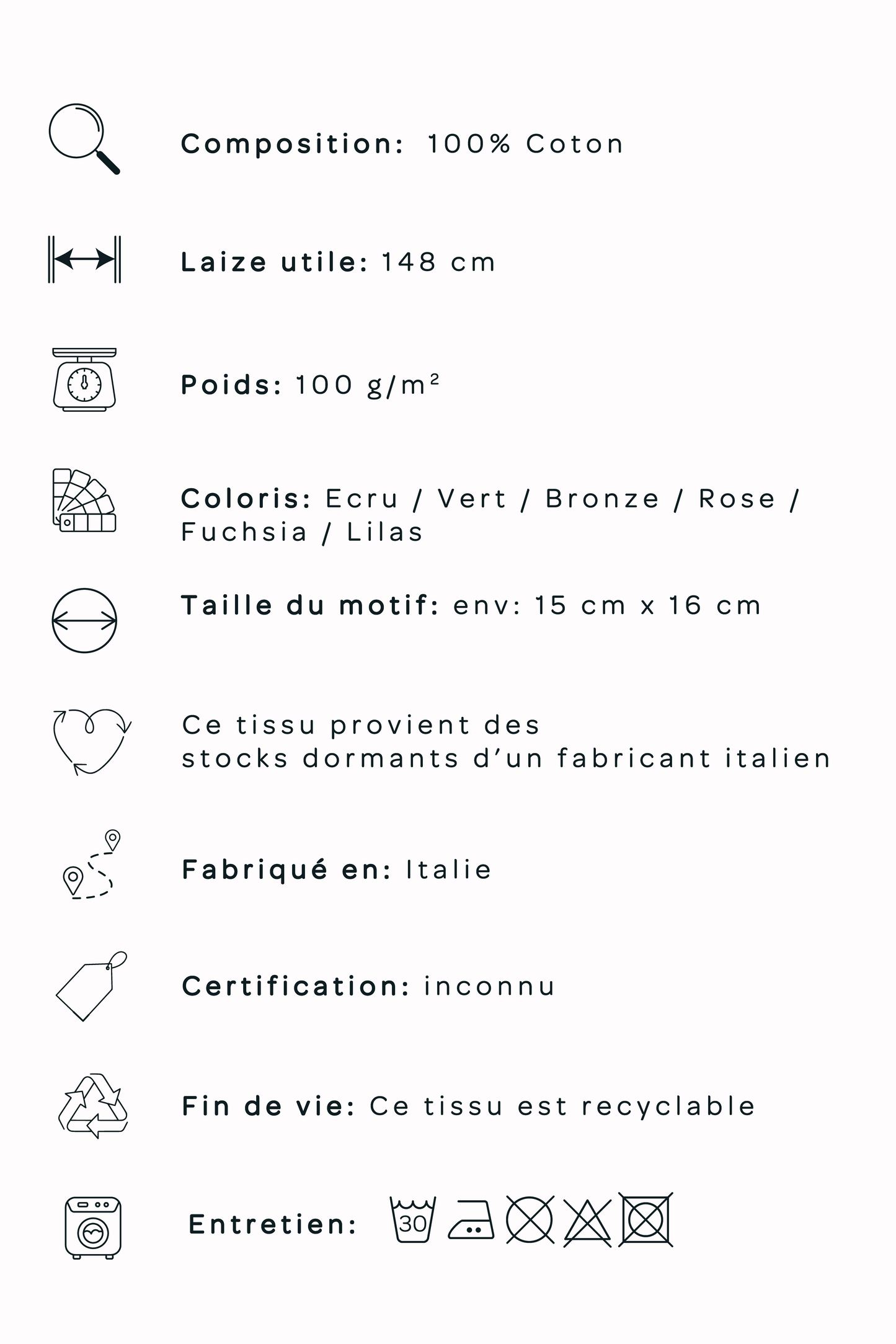 Popeline de coton - Grandes fleurs