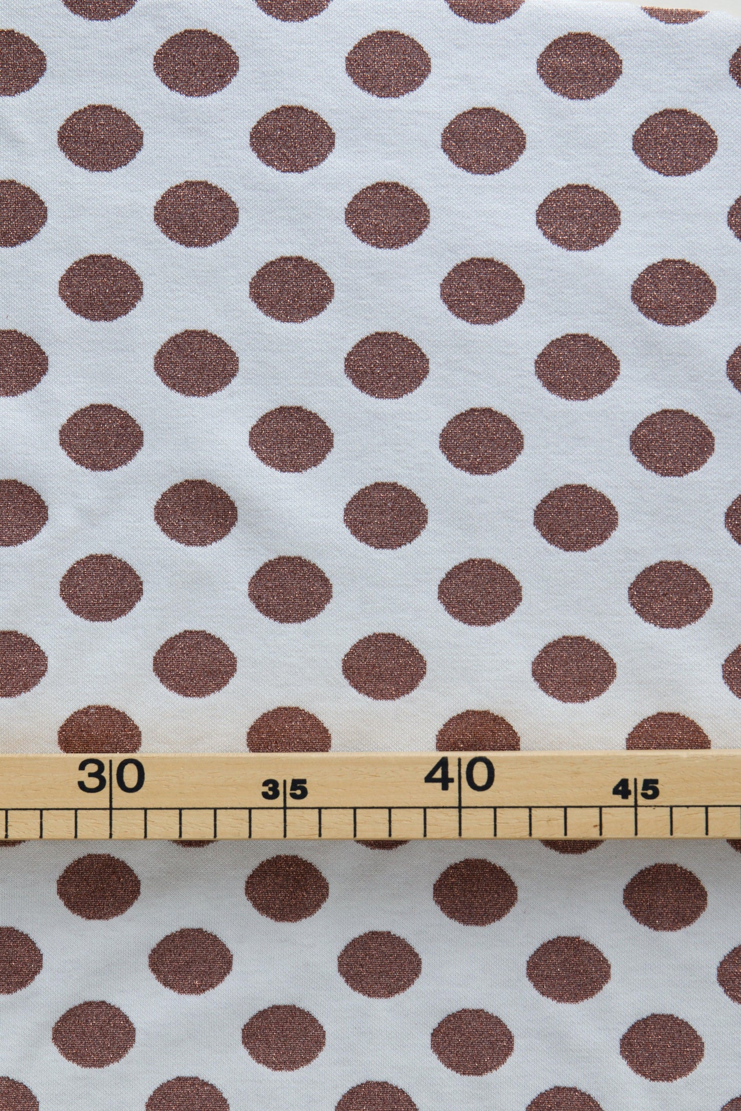 Jacquard à pois lurex