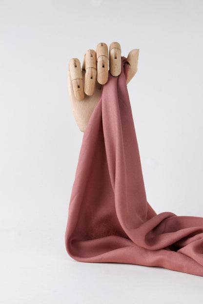 Crêpe de viscose  - Rose dust
