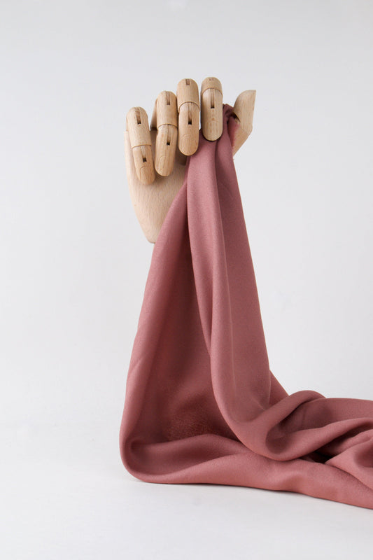 Crêpe de viscose  - Rose dust