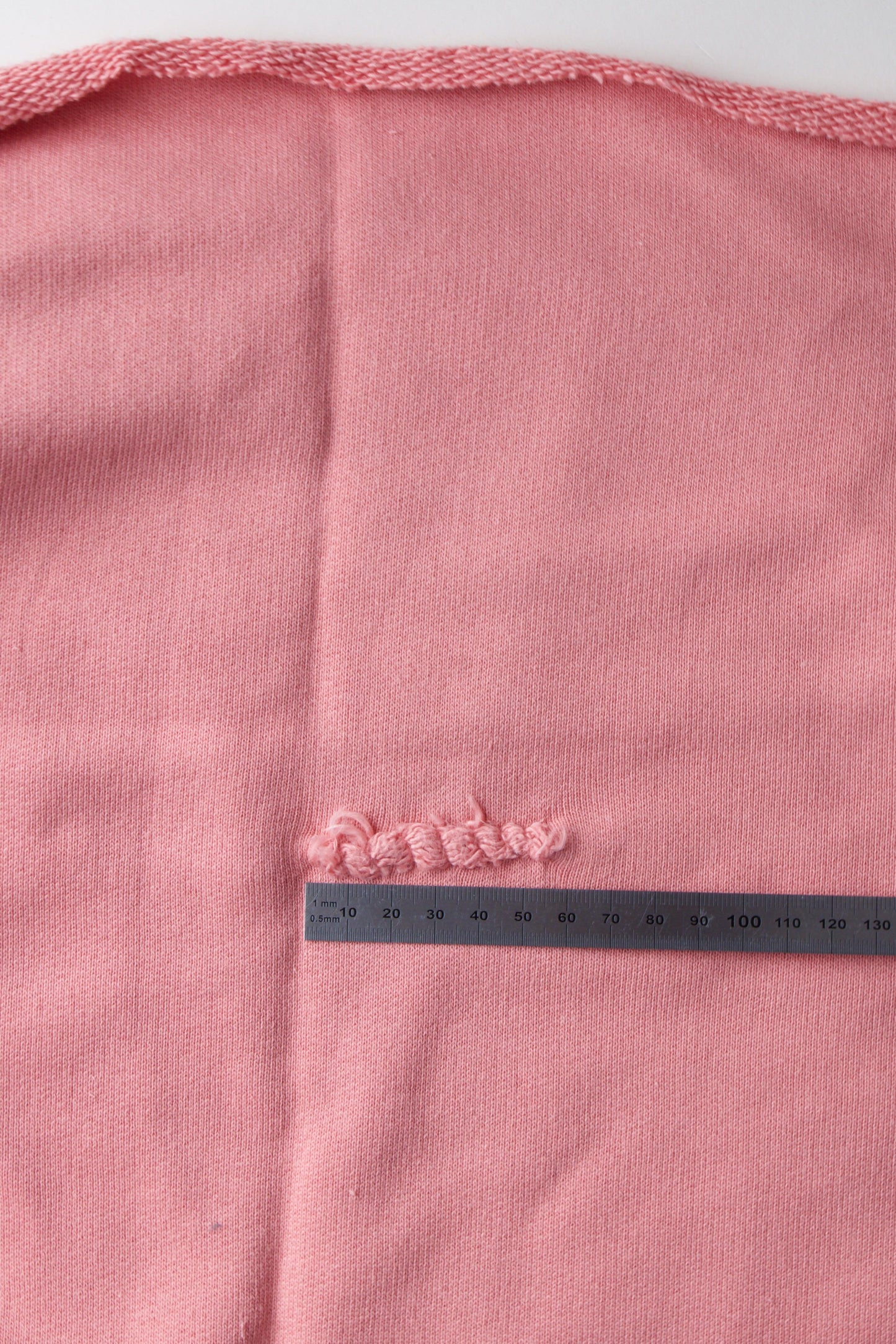 Molleton sweat - Blush / Coupon 60 x 147 cm