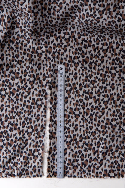 Twill de viscose/soie - Léopard / Coupon 160 x 137 cm