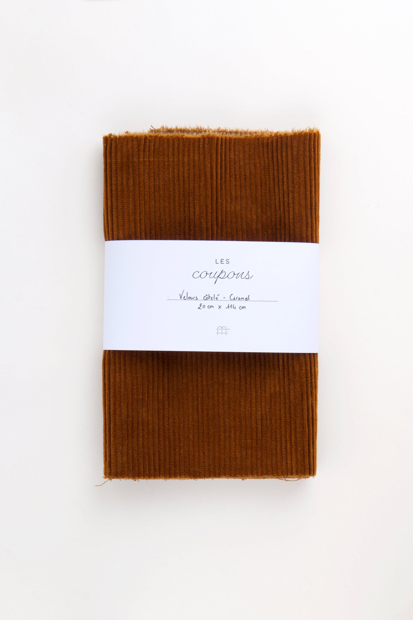 Velours côtelé - Caramel / Coupon 20 x 114 cm