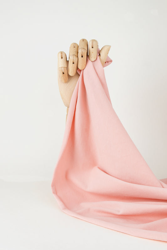 Jersey de coton - Rose blush