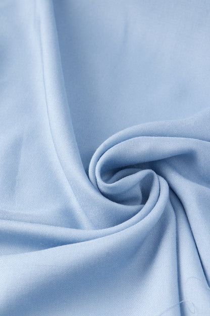 Popeline de viscose - Bleu ciel