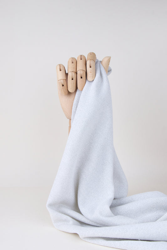 Molleton sweat - Gris nuage & lurex