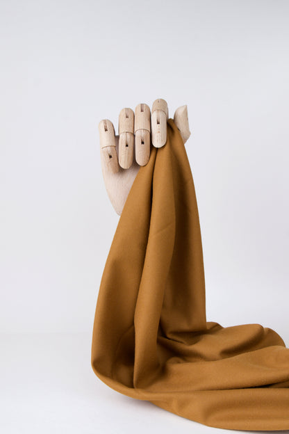 Flanelle de coton bio - Ocre
