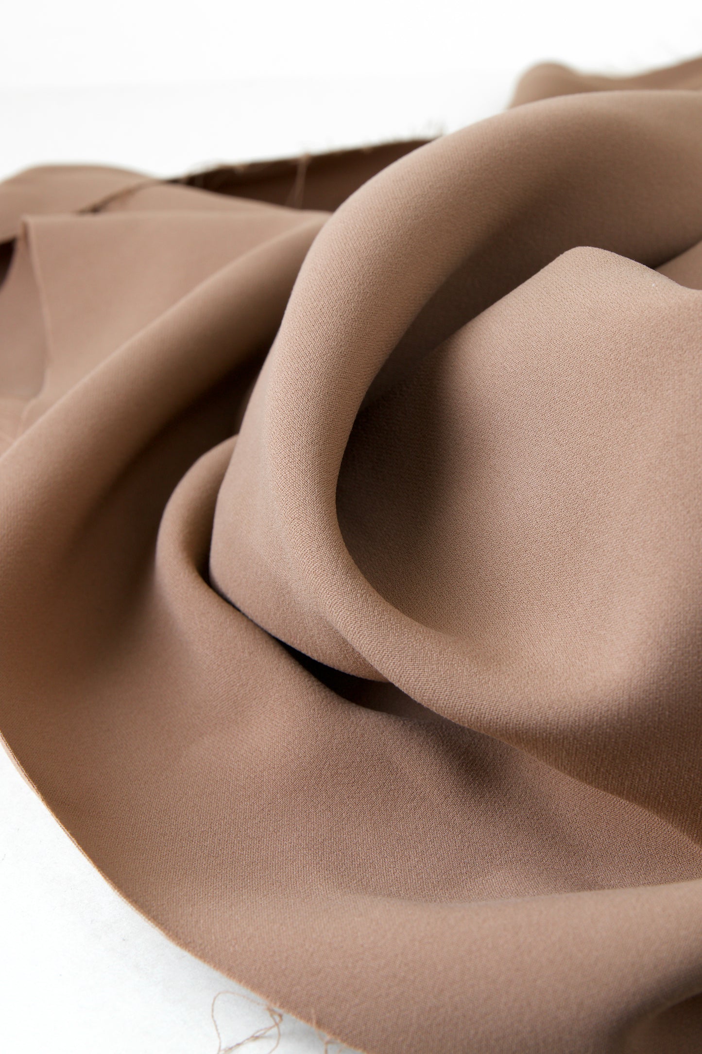 Double crêpe de viscose - Marron glacé
