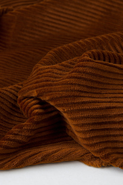 Velours grosses côtes - Marron caramel