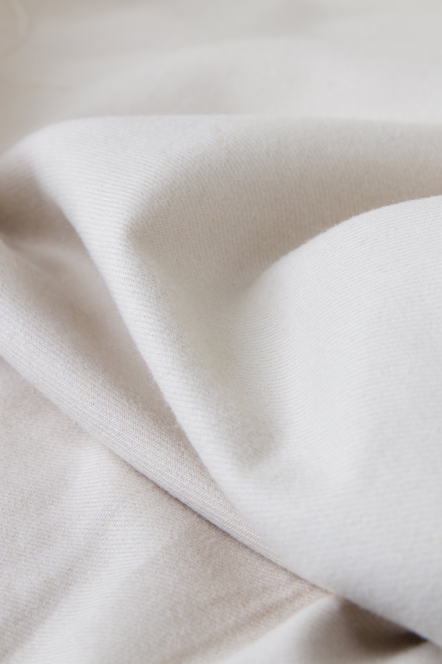 Flanelle de coton bio - Beige dune