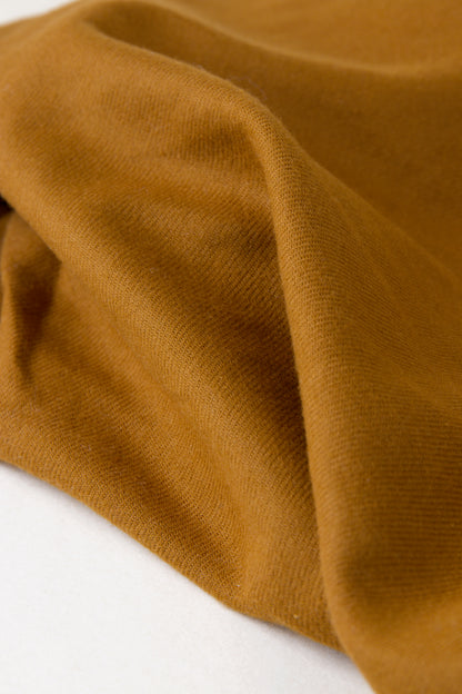 Flanelle de coton bio - Ocre