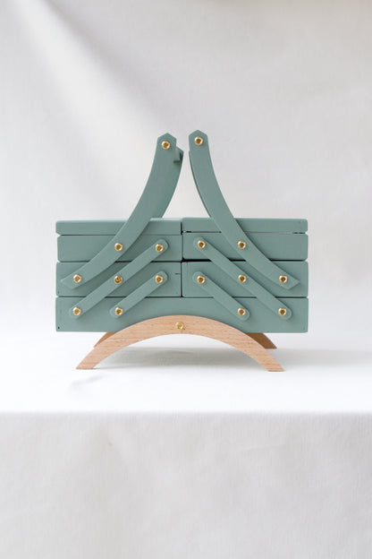 Travailleuse vintage Sauge - S