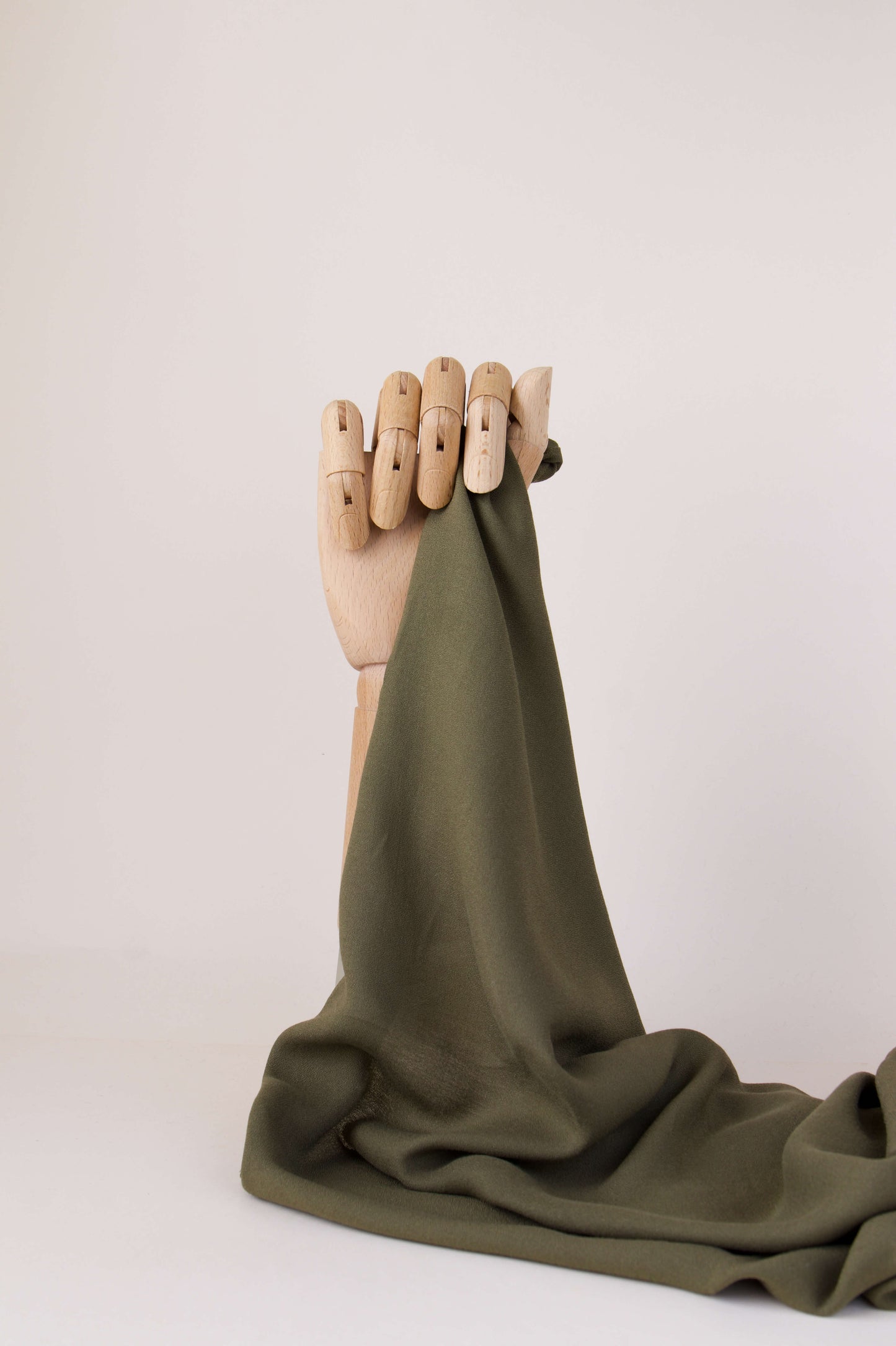 Crêpe de viscose - Kaki