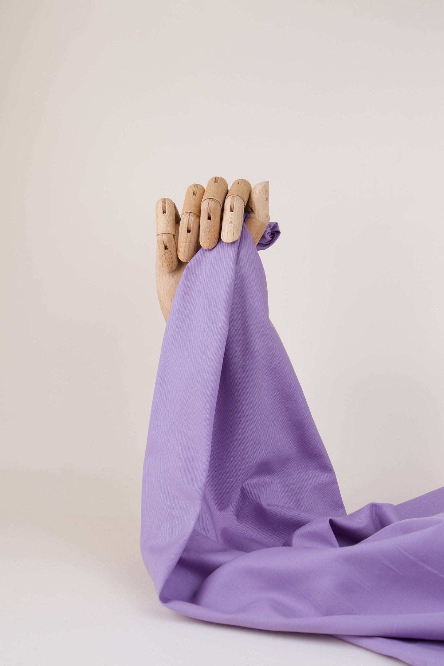 Sergé de coton léger - Lilas