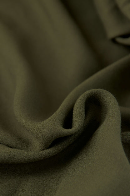 Crêpe de viscose - Kaki