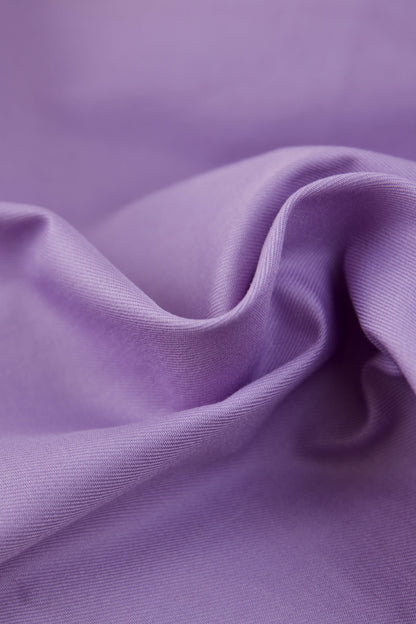 Sergé de coton léger - Lilas