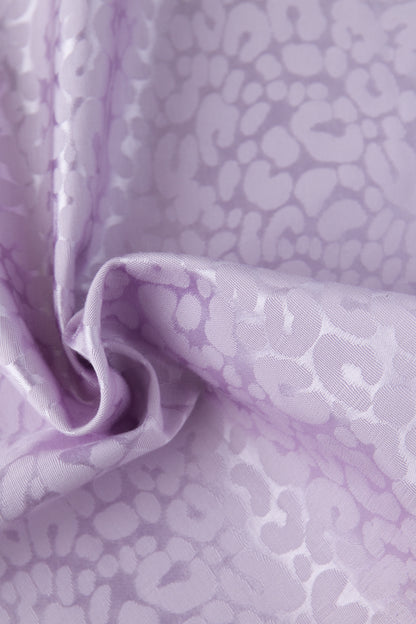 Jacquard de viscose - Léopard lilas