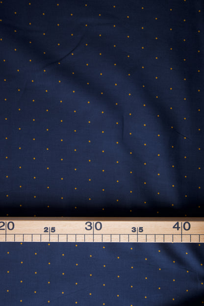 Twill de coton fin à pois - Eclipse
