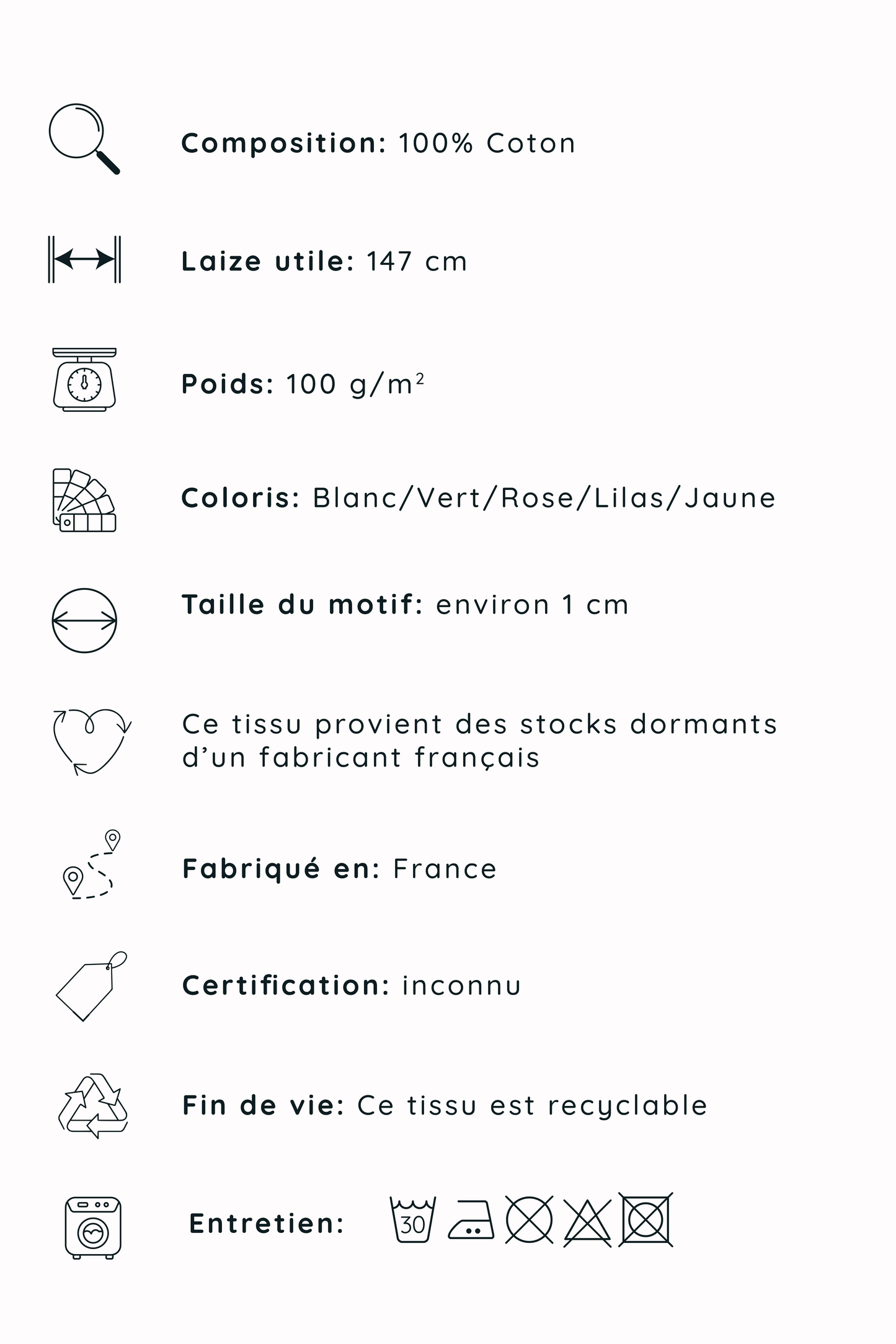 Twill de coton blanc - imprimé petites fleurs roses