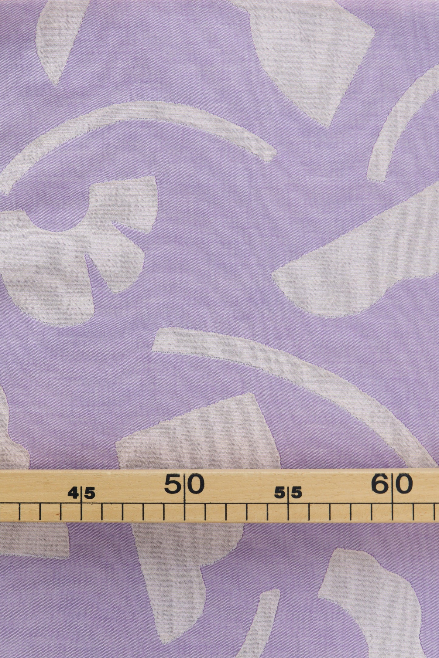 jacquard de coton bio, motif géométrique, fluide et léger, couleur violet mauve et rose clair