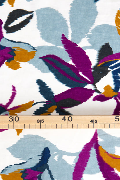 tissu fluide en lin et viscose pour coudre une robe ou une chemise d'été. tissu au mètre upcyclé issu de stocks dormants. muremure mercerie poéthique